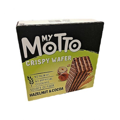 Napolitane crema cacao si alune My Motto 20x34 gr. pret/buc. Napolitane crema cacao si alune My Motto 20x34 gr. pret/buc.